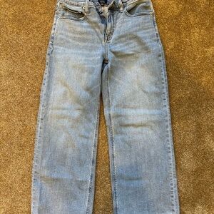 Light Blue Women's Wide-Leg Jeans